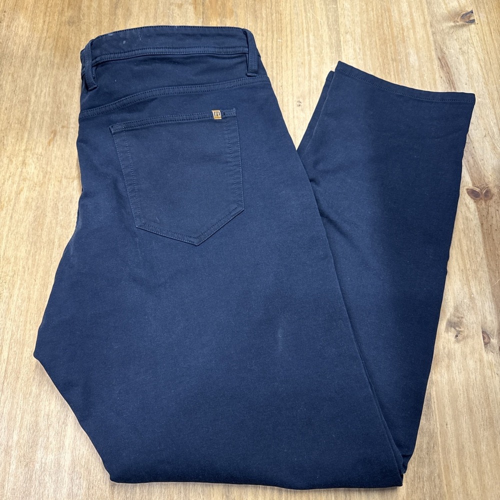 Travis Mathew Men's Cloud Denim Lined Chinos Black 1MX282 Size 38X32 Casual Golf